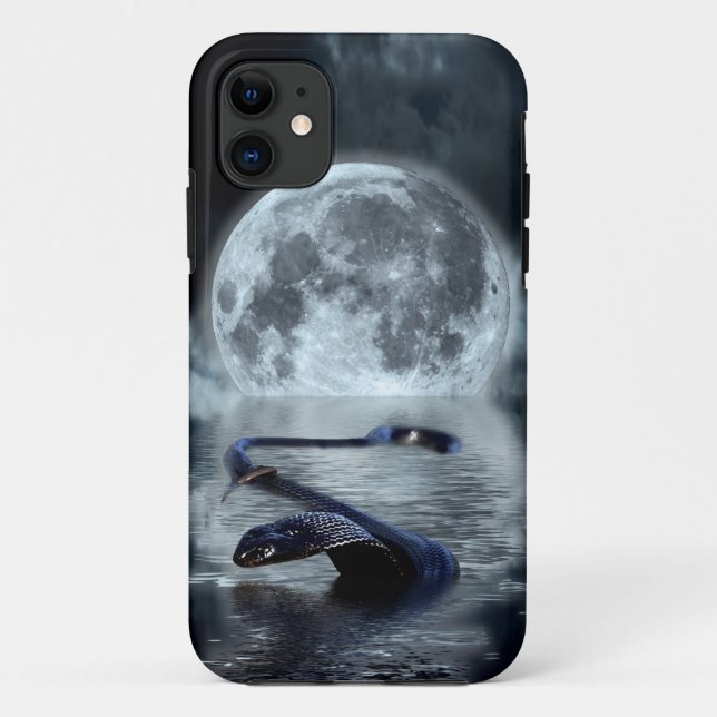 Chinesisches Jahr der Schlange Wasserschlange Schw Case-Mate iPhone Hülle (Rückseite)