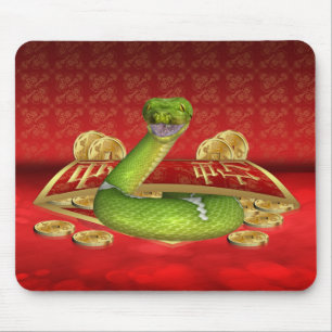 Chinesisches Jahr der Schlangen-Mausunterlage, Mousepad
