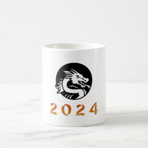 Chinesisches Jahr des Drachen 2024 Kaffeetasse