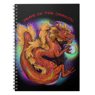 Chinesisches Jahr des Drachen Notizblock