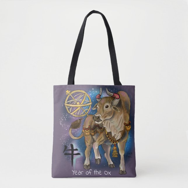 Chinesisches Jahr des Ochsen Tasche (Vorderseite)