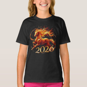 Chinesisches Jahr des Pferdes 2026 Feierlichkeiten T-Shirt
