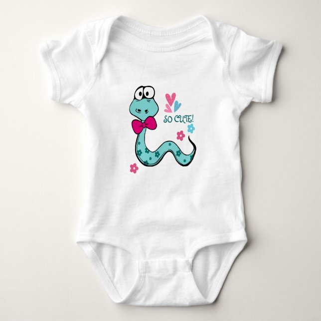 Chinesisches Jahr des Schlangen-Spaßes scherzt T - Baby Strampler (Vorderseite)