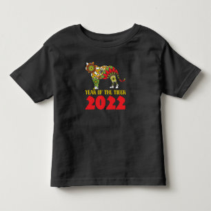 Chinesisches Jahr des Tiger 2022 Kleinkind T-shirt