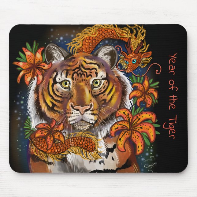 Chinesisches Jahr des Tigers Mousepad (Vorne)