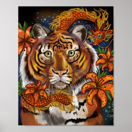 Chinesisches Jahr des Tigers Poster