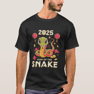 Chinesisches Jahr Neujahr 2025 Jahr der DNS T-Shirt