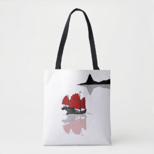 Chinesisches Junk-Schiff Tasche