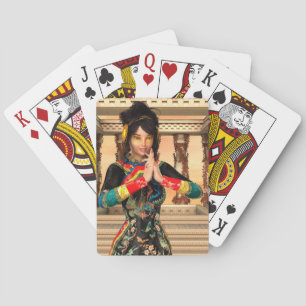 Chinesisches Kaiserin-Fantasie-Porträt Kunst Spielkarten