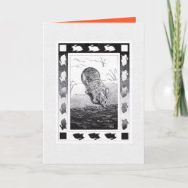 Chinesisches Kaninchen Neujahr Englisch geklaut Be Karte