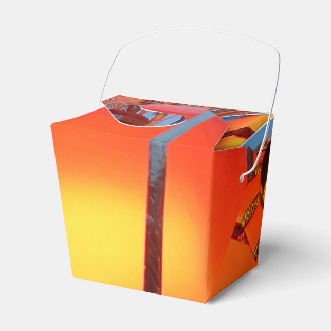 Chinesisches Lattern - Ausnehmen der GustBox Geschenkschachtel (Vorderseite)