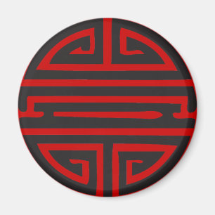 CHINESISCHES LONGEVITY SYMBOL MAGNET