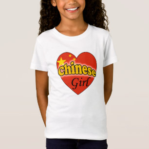 Chinesisches Mädchen T-Shirt