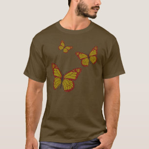 Chinesisches Monarch-Männer-Dunkles Hemd T-Shirt