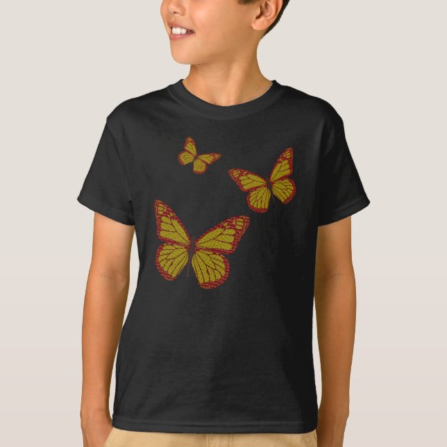 Chinesisches Monarchkid und Baby Dark Shirt (Vorderseite)