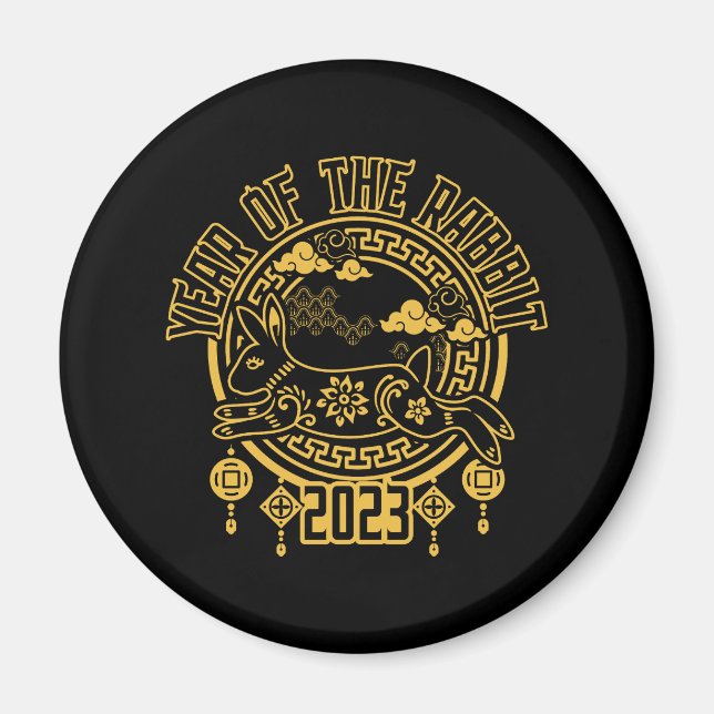 Chinesisches Mondneubjahr Magnet (Vorne)