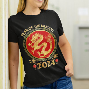 Chinesisches Mondneujahr 2024 - Jahr des Drachen T-Shirt