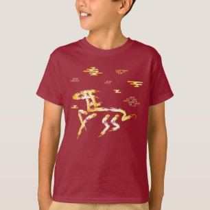 Chinesisches Mondneujahr des Pferdes 2026 4724 Feu T-Shirt