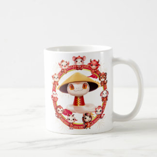 Chinesisches Mondneujahrs-Schlangendesign 3 Kaffeetasse