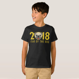 Chinesisches neues Jahr 2018 Jahr des HundeMops T-Shirt