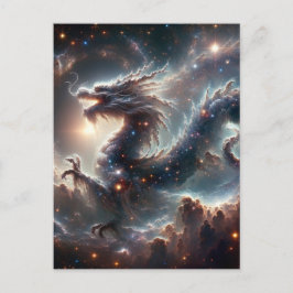 Chinesisches neues Jahr des Drachen am Montag, Pos Postkarte