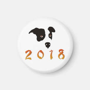Chinesisches Neujahr 2018 Magnet