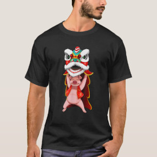 Chinesisches Neujahr 2019 SchweineDrachen Tanz Hap T-Shirt