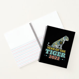 Chinesisches Neujahr 2022 - Weißer Tiger Notizbuch