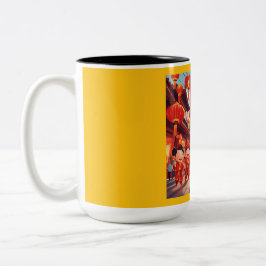 Chinesisches Neujahr 2025 Bestes Zweifarbige Tasse