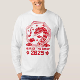 Chinesisches Neujahr 2025 Jahr der Schlange T-Shirt