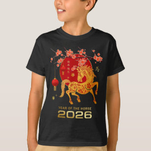 Chinesisches Neujahr 2026 Jahr des Pferdes _1 T-Shirt