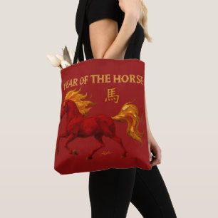 Chinesisches Neujahr 2026 Yang-Feuerpferd Tasche