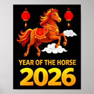 Chinesisches Neujahr der Frauen 2026 Poster