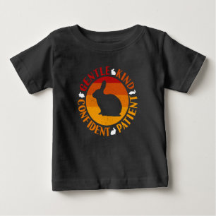 Chinesisches Neujahr der Kanincheneigenschaften Baby T-shirt