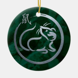 Chinesisches Neujahr der Metallräte Keramik Ornament