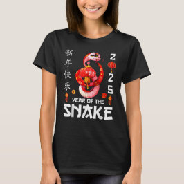 Chinesisches Neujahr der Schlange 2025 T-Shirt