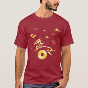 Chinesisches Neujahr des Pferdes 2026 4724 Feuer T-Shirt