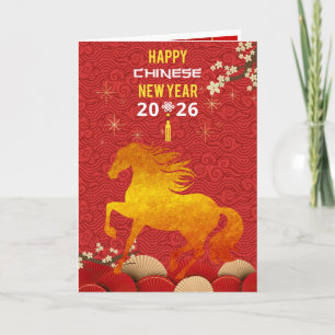 Chinesisches Neujahr des Pferdes 2026  Karte