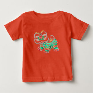 Chinesisches Neujahr Dragon Baby Green T-shirt