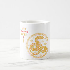 "Chinesisches Neujahr, gefüllt mit Liebe und Glück Kaffeetasse