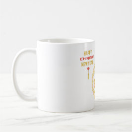 "Chinesisches Neujahr, gefüllt mit Liebe und Glück Kaffeetasse
