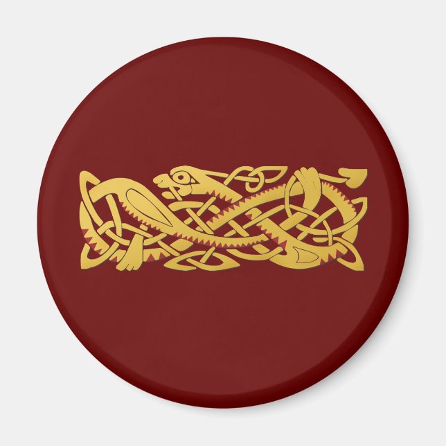 Chinesisches Neujahr - Jahr der Schlange 2013 Magnet (Vorne)