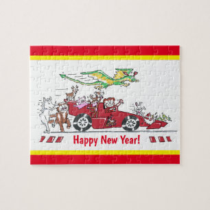 Chinesisches Neujahr - Jahr des Tiger Jigsaw Jigsa
