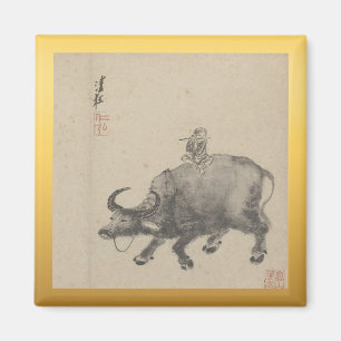 Chinesisches Neujahr Ox Malerei Zodiac Geburtstag  Magnet