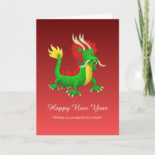 Chinesisches Neujahrs-Drache Feiertagskarte