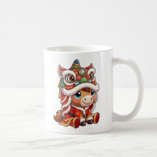 Chinesisches Neujahrs-Pferd 2026 Zodiakus Kaffeetasse
