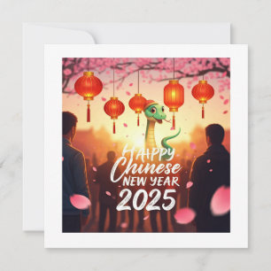 Chinesisches Neujahrs-Schlange Save The Date