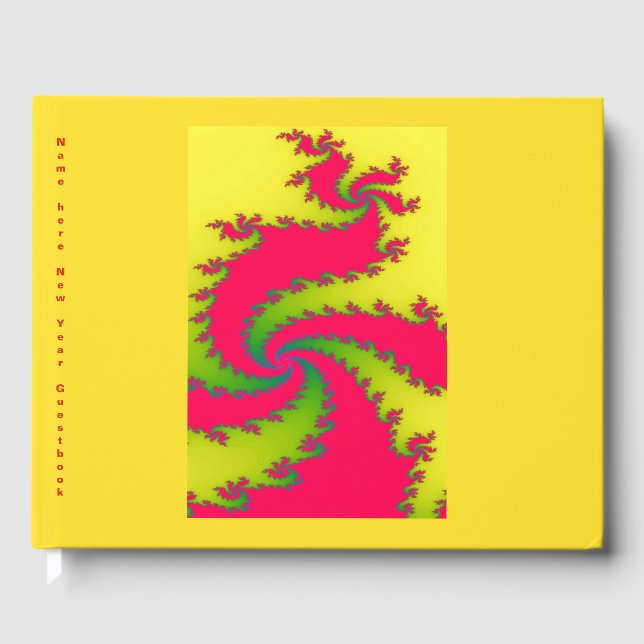 Chinesisches Neujahrsdrachenbuch Gästebuch (Vorderseite)