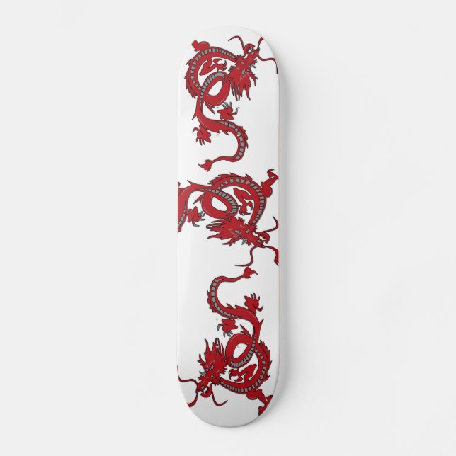 Chinesisches Neujahrsfest, - chinesischer Drache Skateboard (Vorderseite)