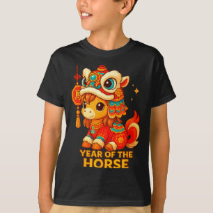 Chinesisches Neujahrsfest des Pferdes 2026 Lunar N T-Shirt